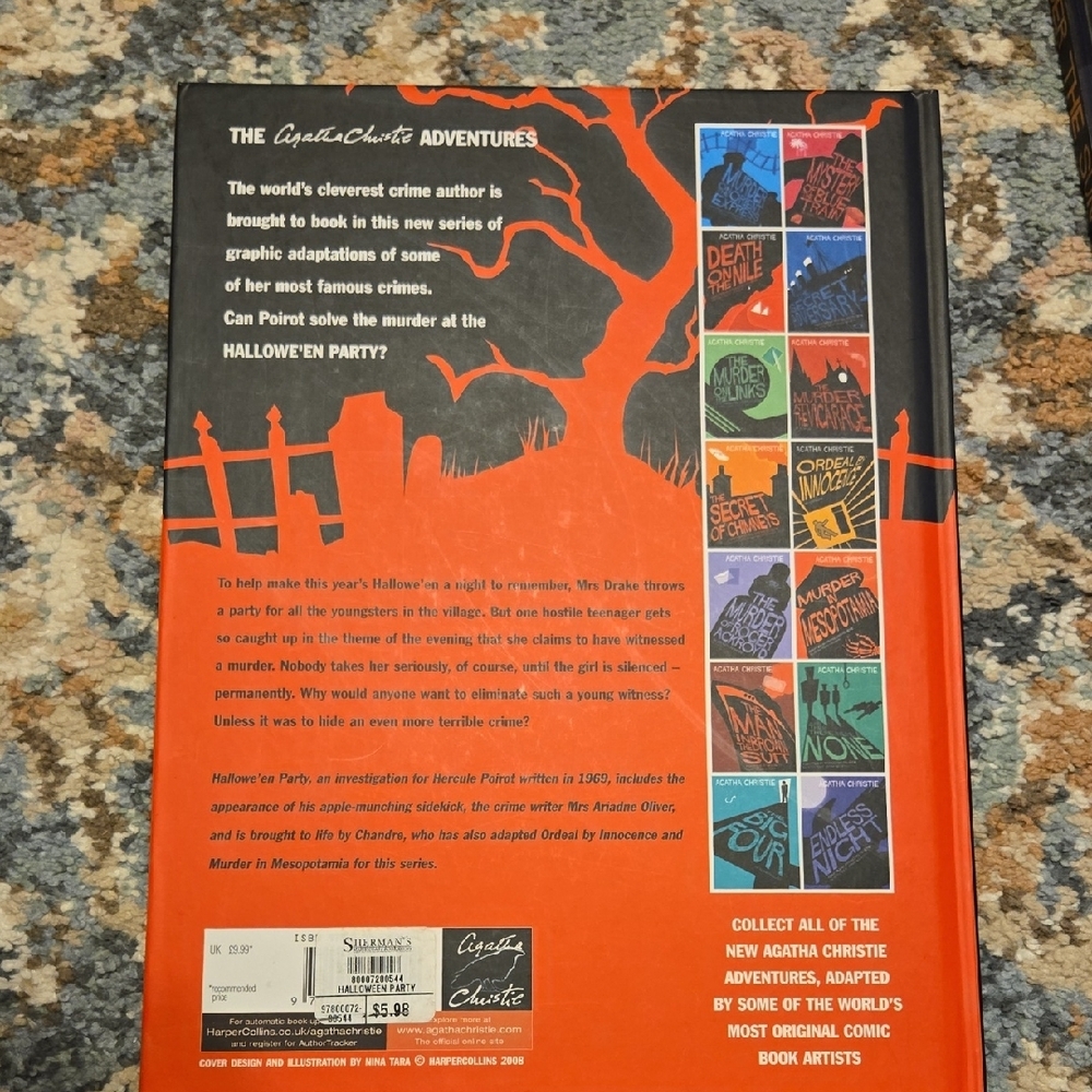 Halloween Party Agatha Christie Comic Book Graphic Novel Hardcover - Picture 2 of 10